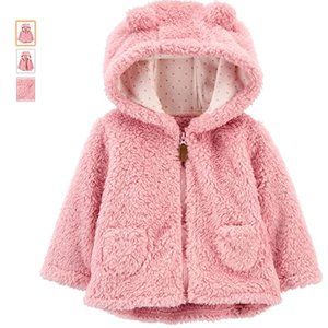 NWT 6 M Carter's Hooded Sherpa Jacket